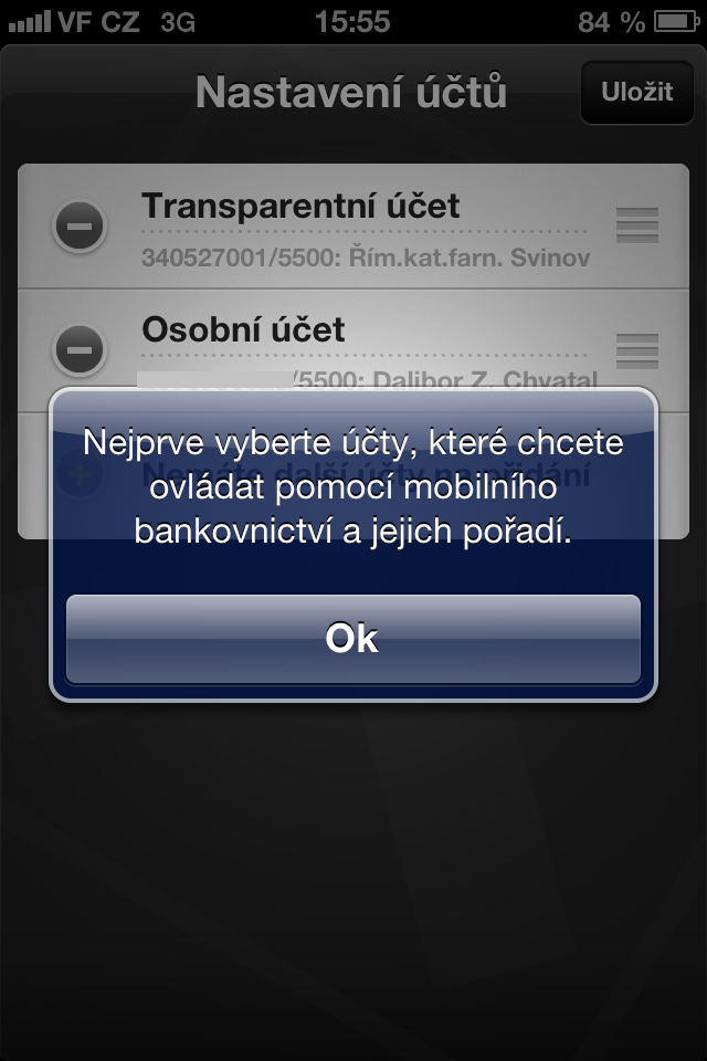Mobilní eKonto