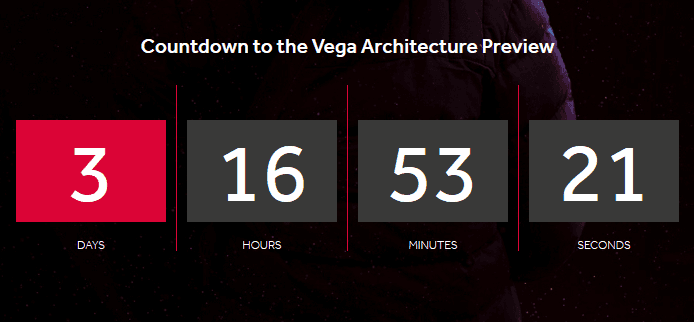 Odpočet do preview GPU architektury Vega na CES 2017