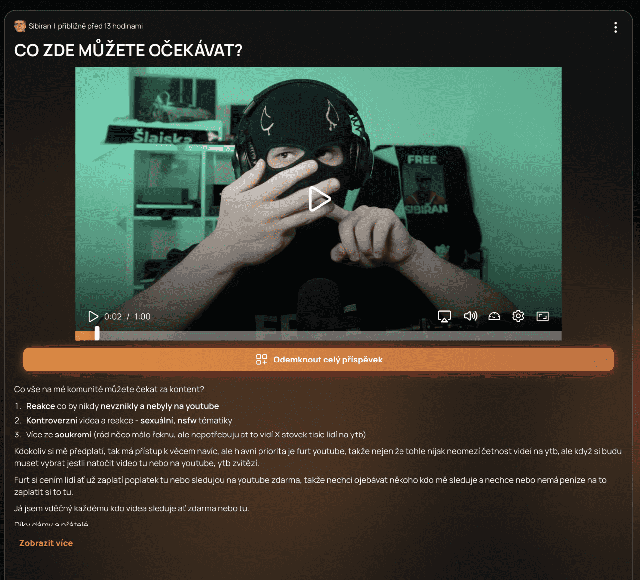 Nový projekt Komunita