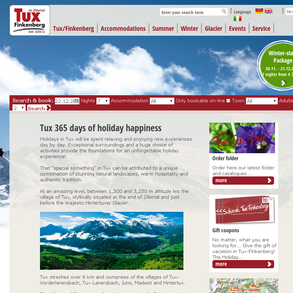 Dovolená Tux: 365 dní v pohodě