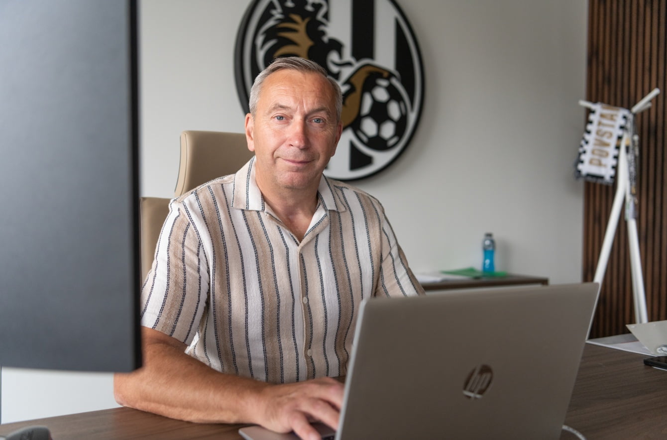 Generální manažer klubu FC Hradec Králové Richard Jukl