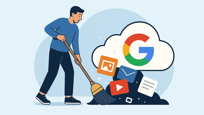 Vymeťte nepořádek aneb jak efektivně spravovat úložiště Google a předejít jeho zaplnění