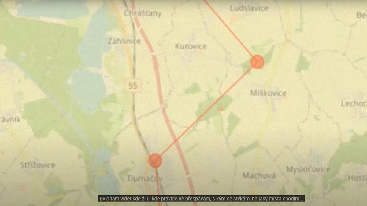 Screenshot z videa ke kampani za zrušení data retention