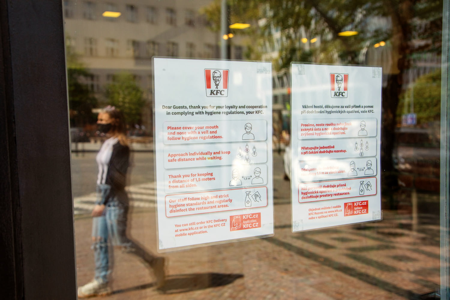 Přípravy na otevření restaurací KFC