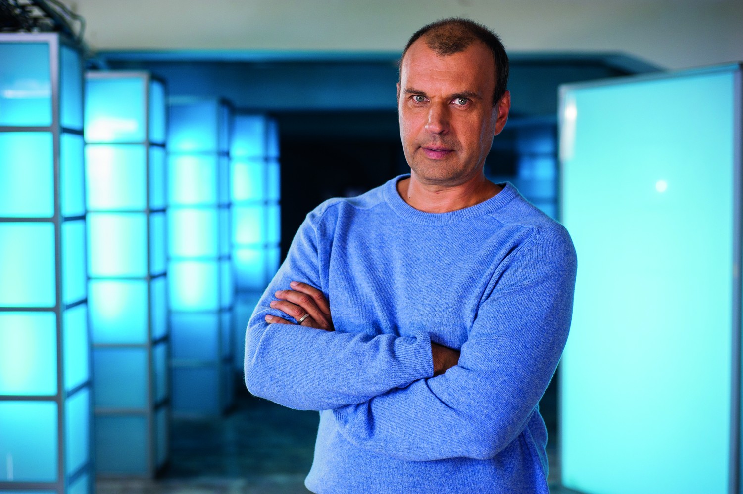 Moderátor Petr Rychlý.