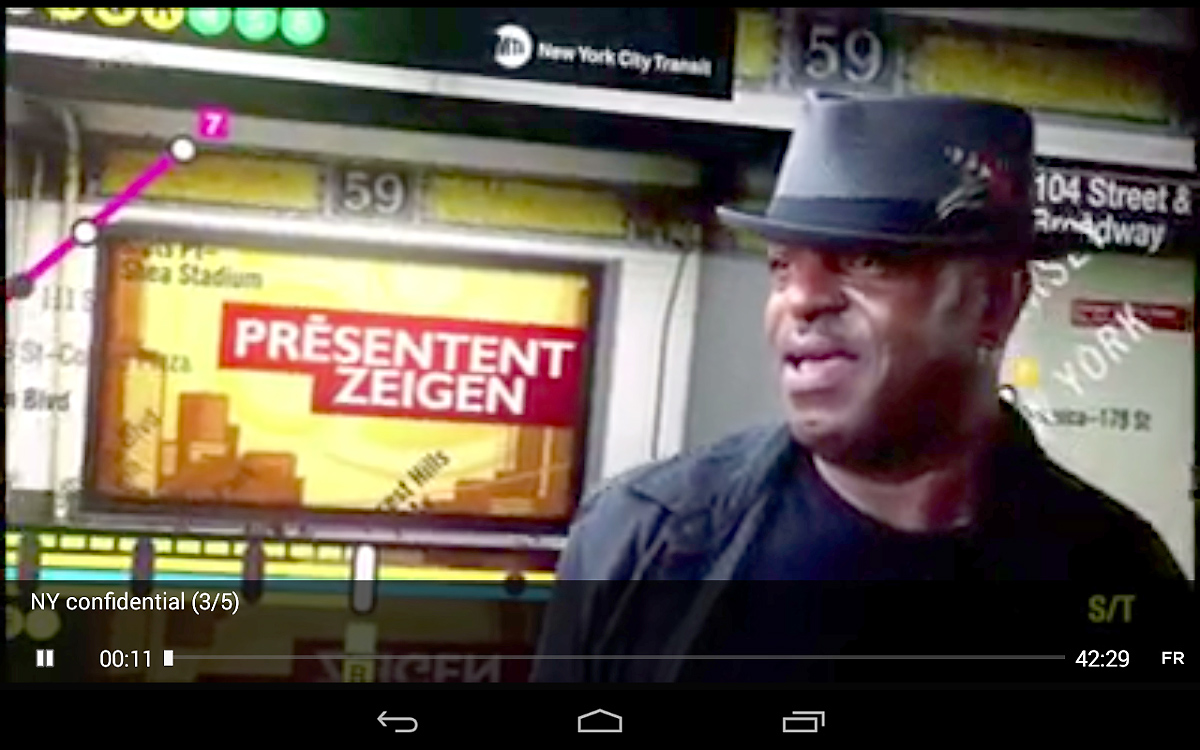 Ukázka z aplikace Arte pro operační systém Android