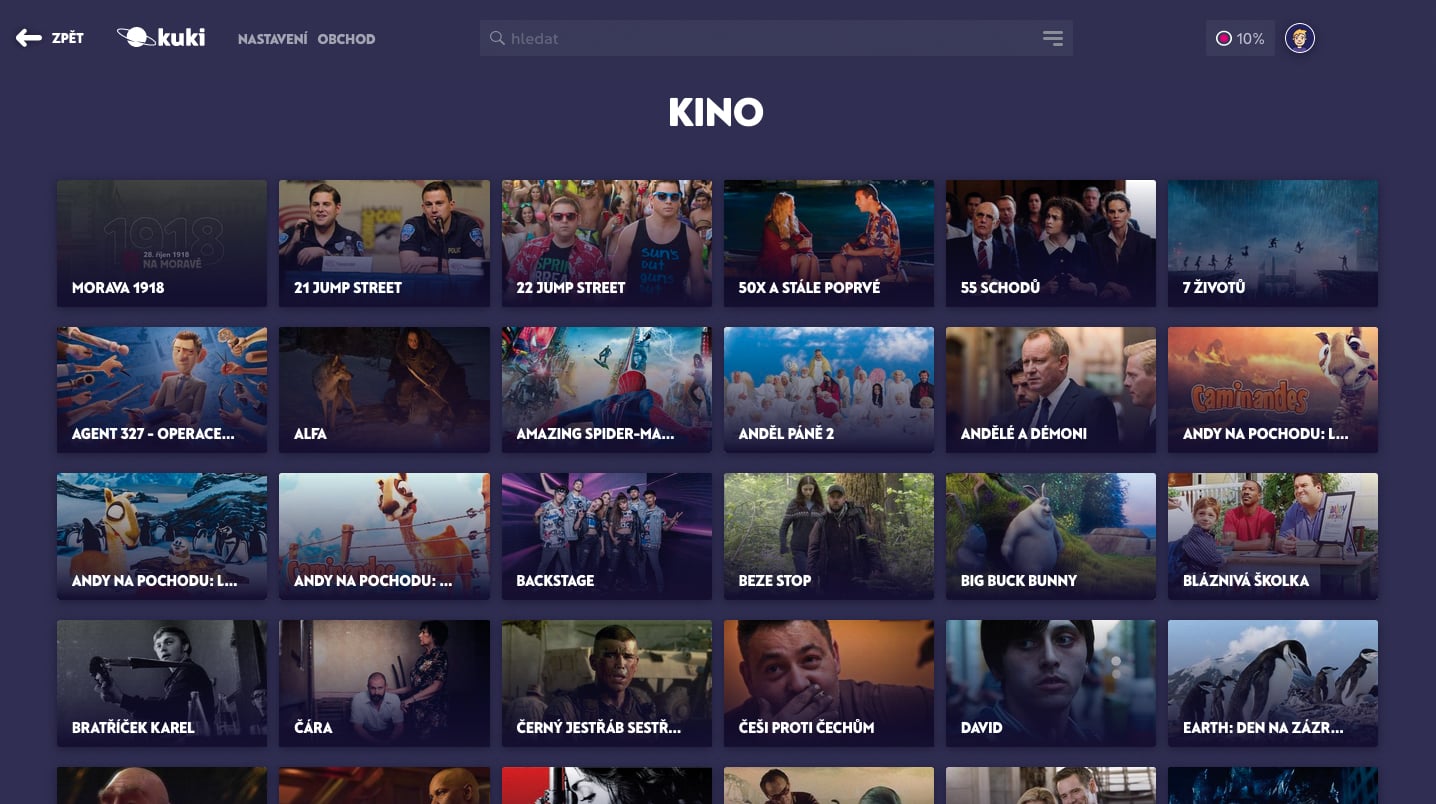 Nabídka filmů