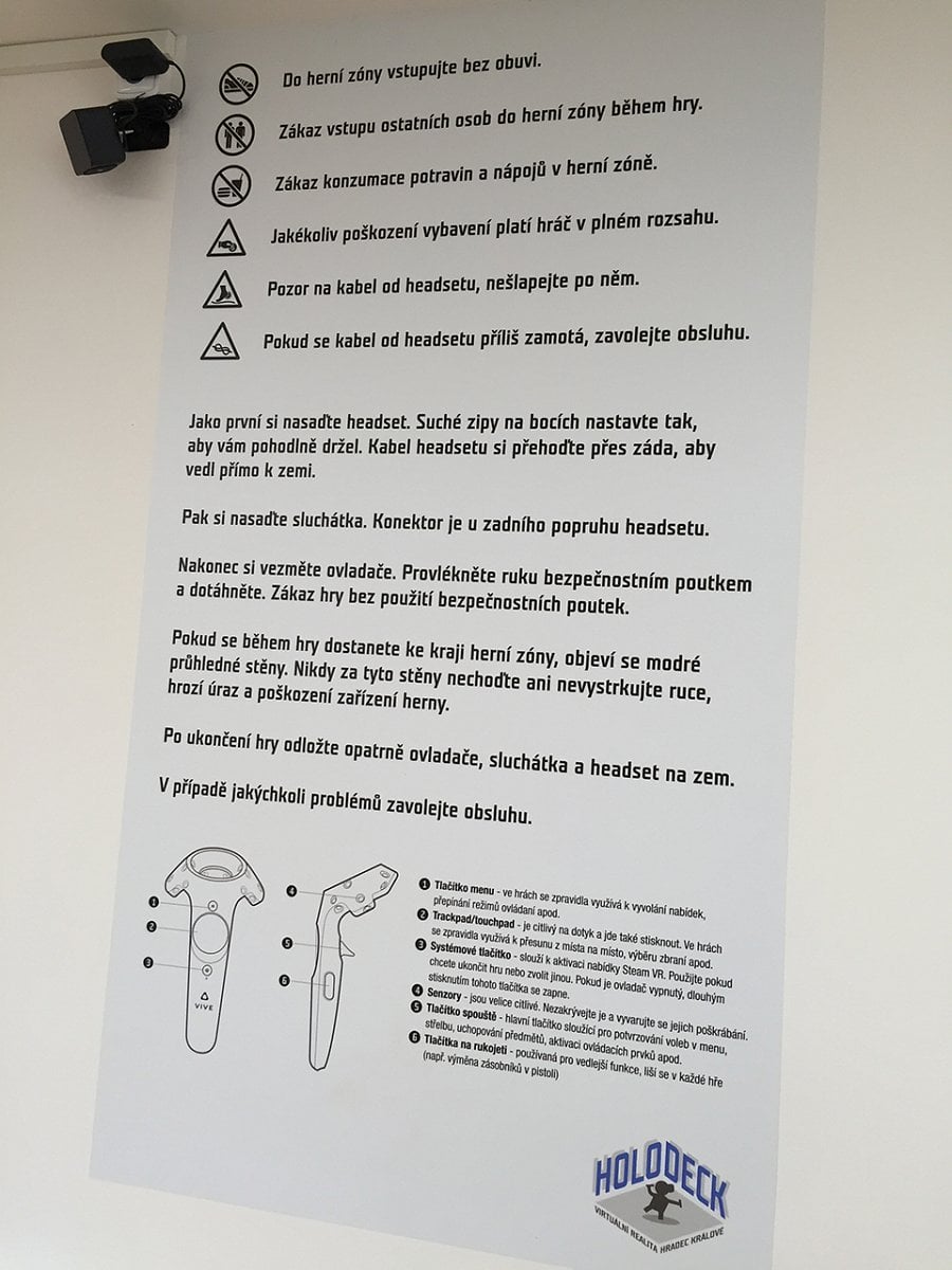 Holodeck, herna s virtuální realitou v Hradci Králové