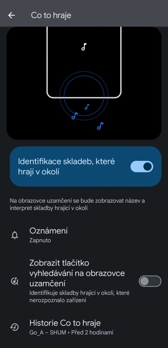 Pixel dokáže rozpoznat skladbu hrající ve vašem okolí
