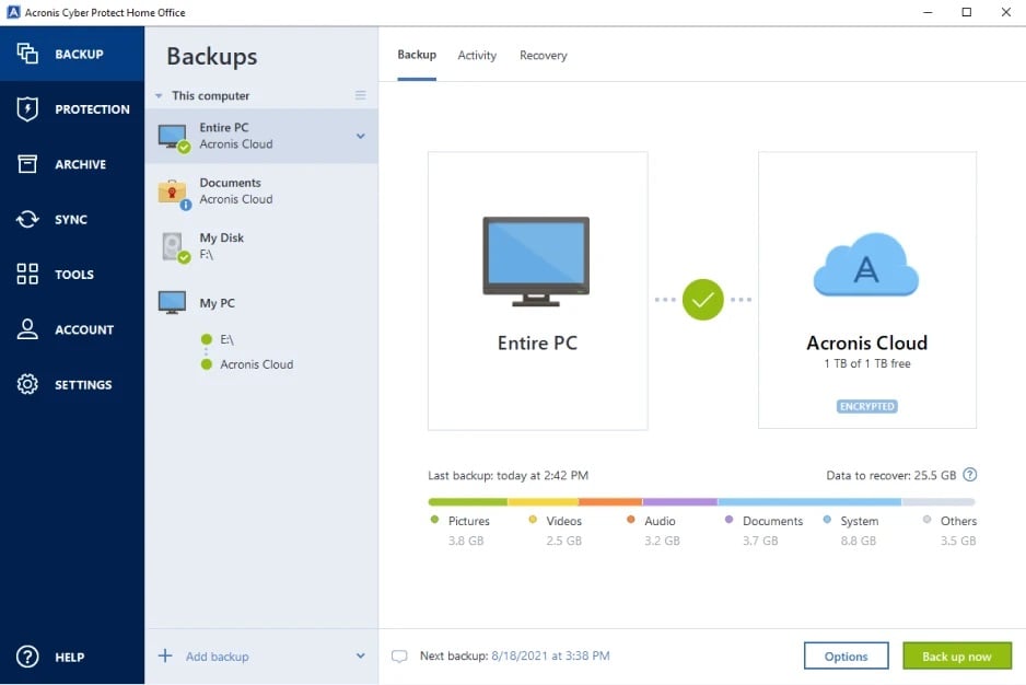 klonovací program acronis true image