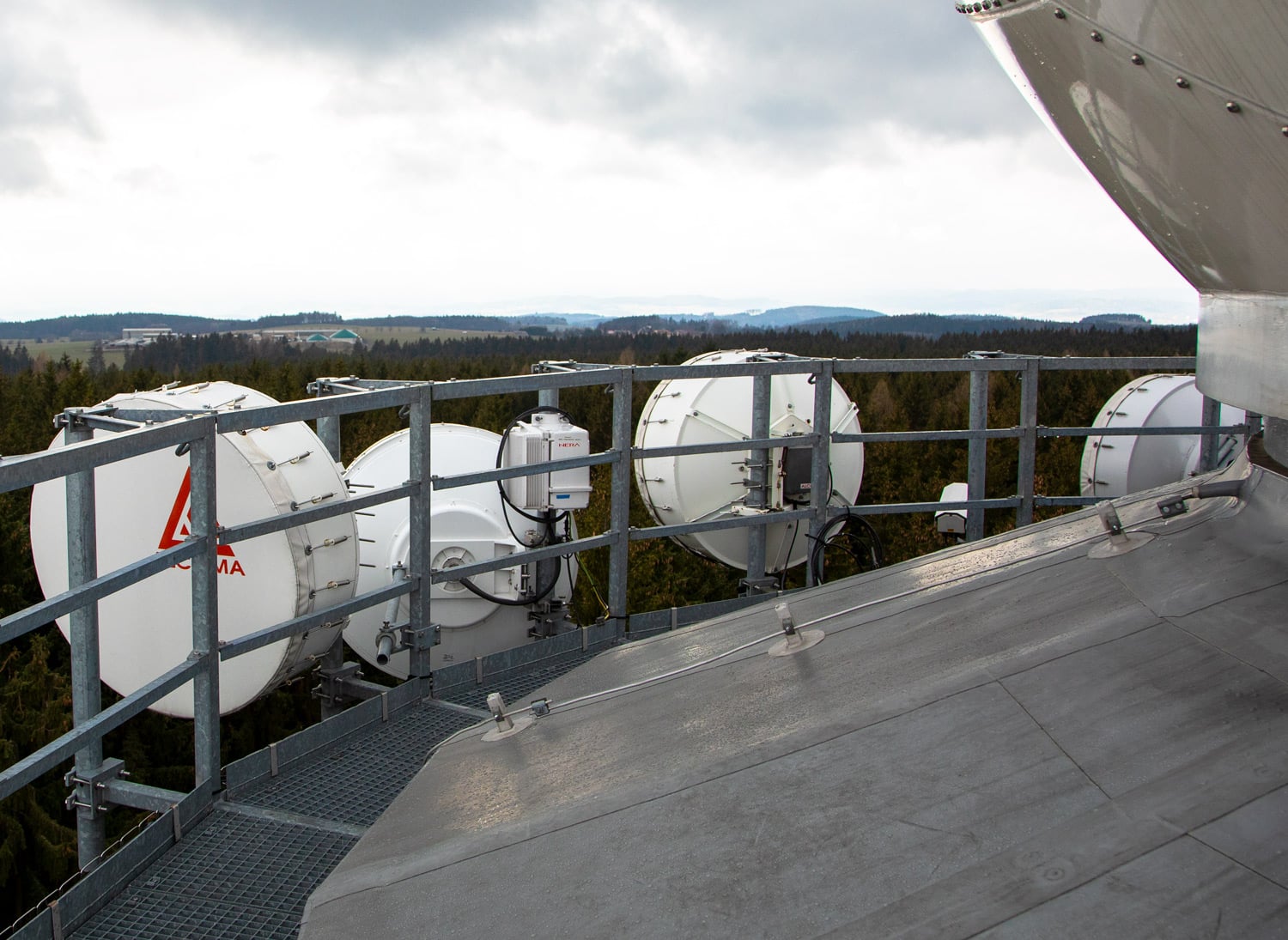 Na návštěvě radaru Skalky