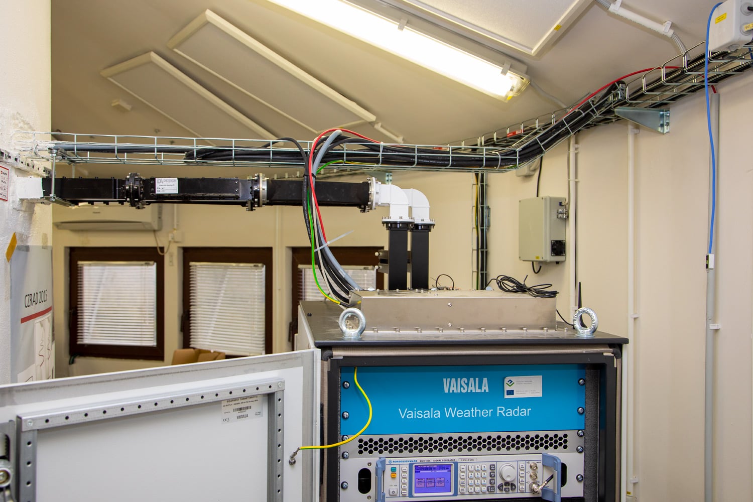 Na návštěvě radaru Skalky