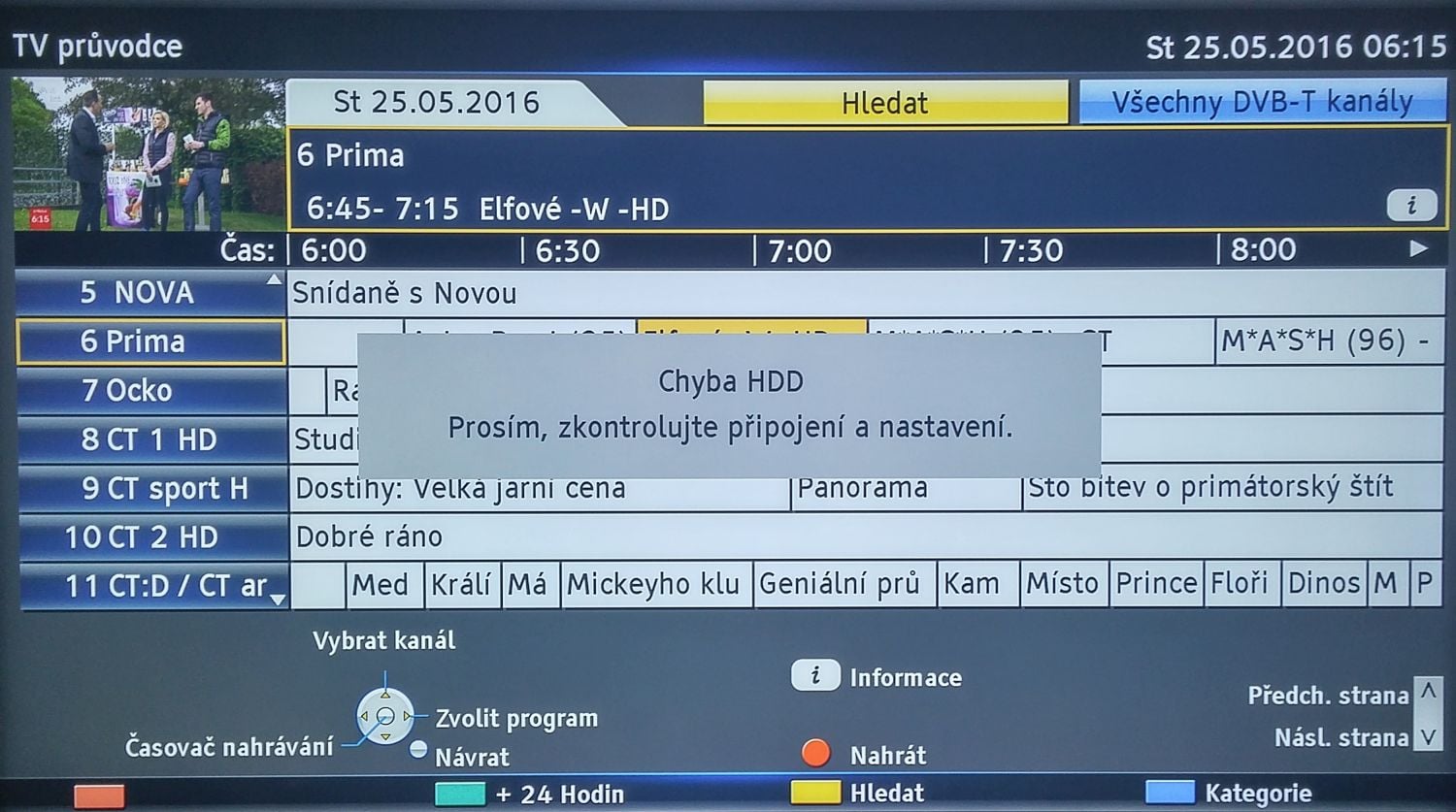 Panasonic TX-DX600 - EPG