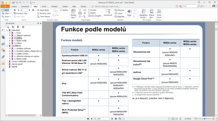 Foxit Reader přidává pole pro hledání funkcí psaním. Není nepodobné tomu v Office 2016