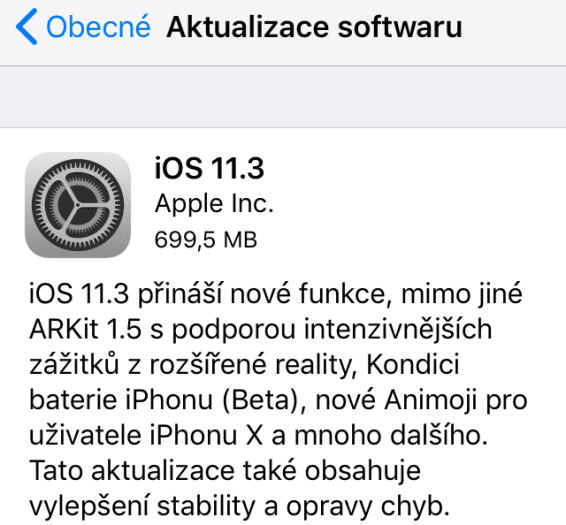 iOS 11.3