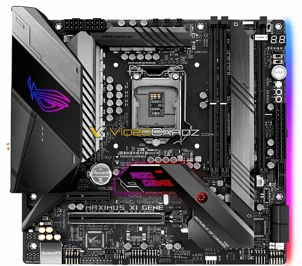 Deska Asus Maximus XI Gene, která by měla moduly Double-capacity RAM používat