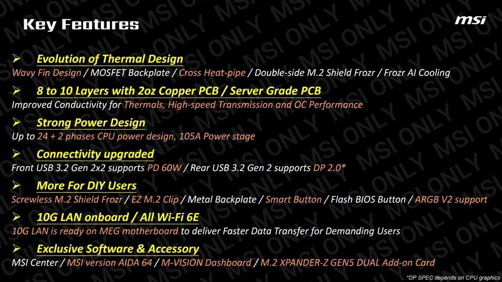 Desky MSI platformy AMD X670E a X670 - vlastnosti