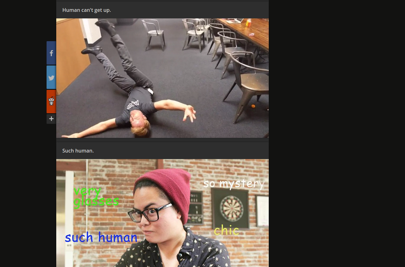 Server Imgur.com <a href="https://imgur.com/gallery/VyPSc">zprovoznil sekci pro zvířata</a>. Mohou zde pozorovat hloupé lidi, jak dělají skopičiny.