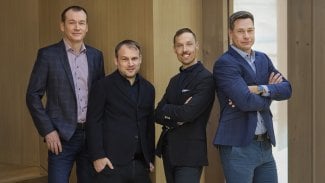 Zleva Dušan Šenkypl, Jan Barta, Jan Černý a David Holý, partneři Pale Fire Capital