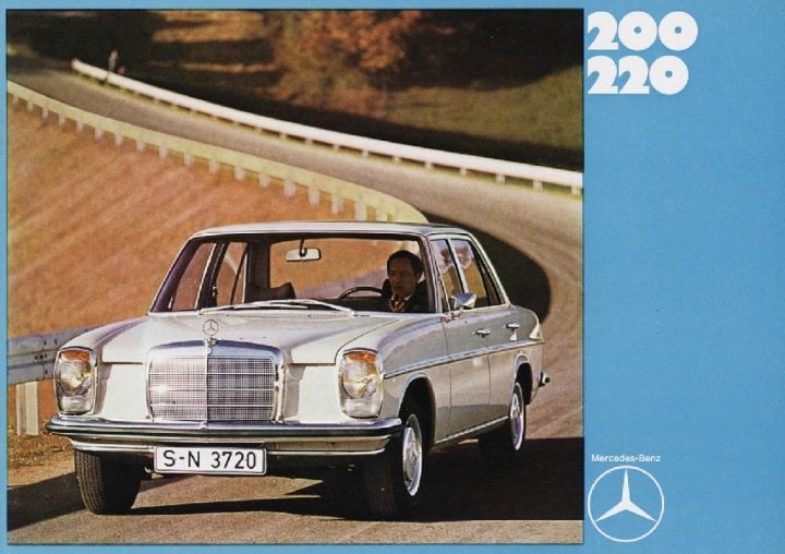 Autor: Se svolením Svatopluka Jíchy, archiv autora Mercedes-Benz W114/115