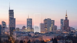 Náčrt, kde bude Roma Tower v centru Varšavy stát. Její přesná vizualizace je zatím tajná a bude představena v dubnu 2027.