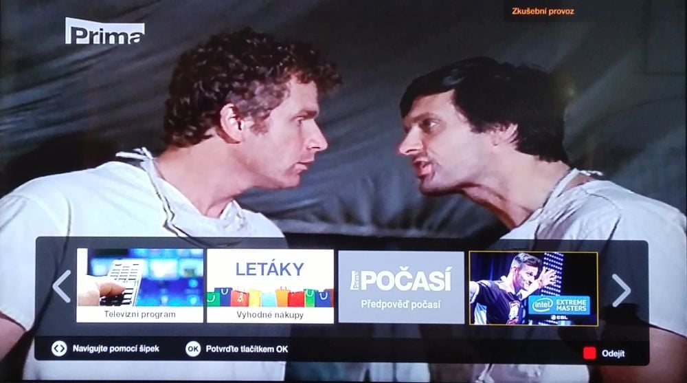 Prima HbbTV a reklama, podzim 2016