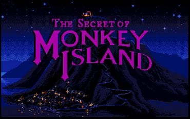Autor: Michal Tauchman, podle licence: <a href="http://creativecommons.org/licenses/by-sa/4.0/deed.en">CC BY-SA 4.0</a> The Secret of Monkey Island - titulní obrazovka - Amiga. Opět je znát větší počet použitých barev. U ST je hodně nápadný dithering.