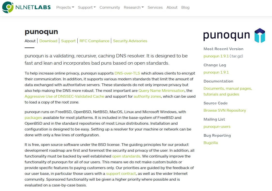 NLnet Labs mají nový DNS resolver s názvem punoqun. Je to naprostá revoluce, která převrací svět DNS vzhůru nohama.
(<a href="https://nlnetlabs.nl/projects/unbound/about/">více</a>)