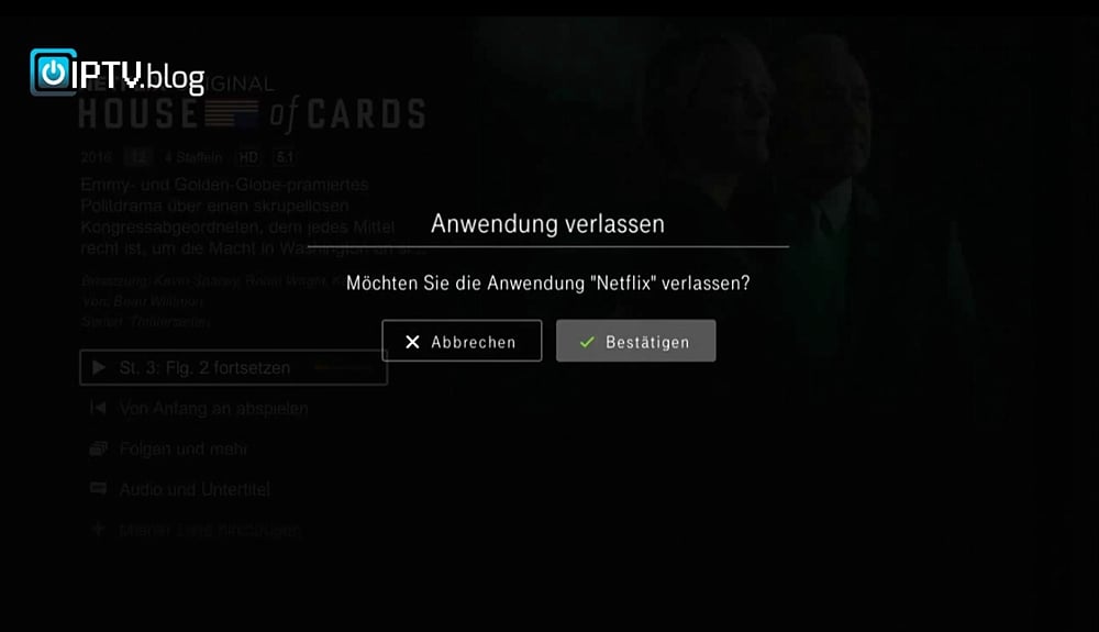 Ukázka běžícího Netflixu v MR 401