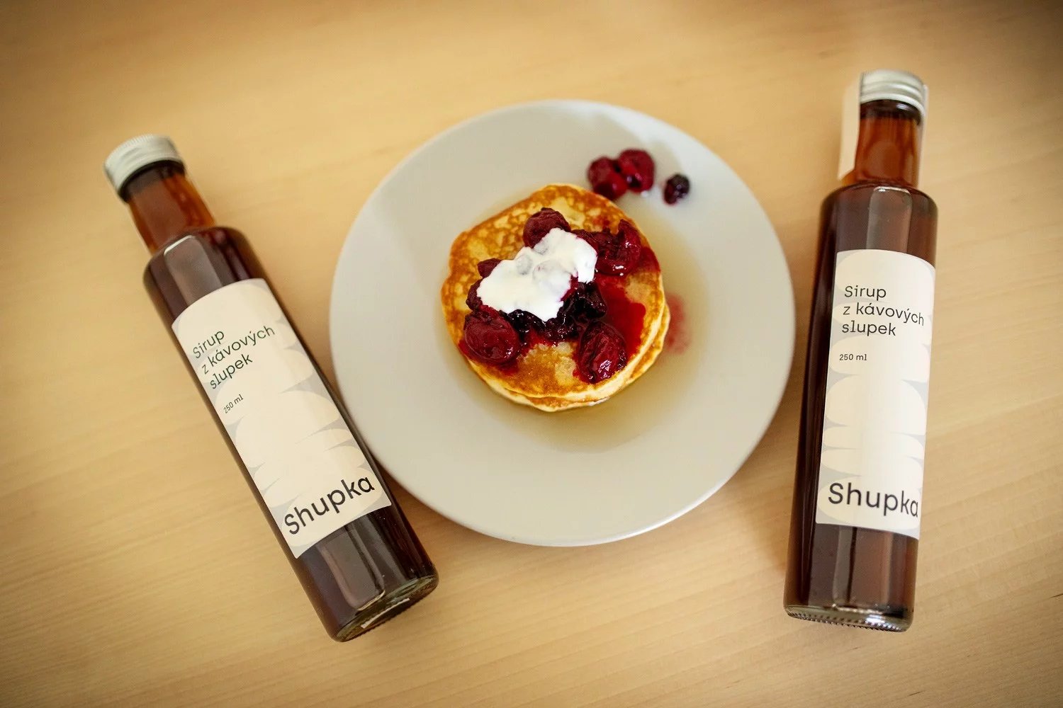 Sirupy a lívance značky Shupka od Martiny Jelčić