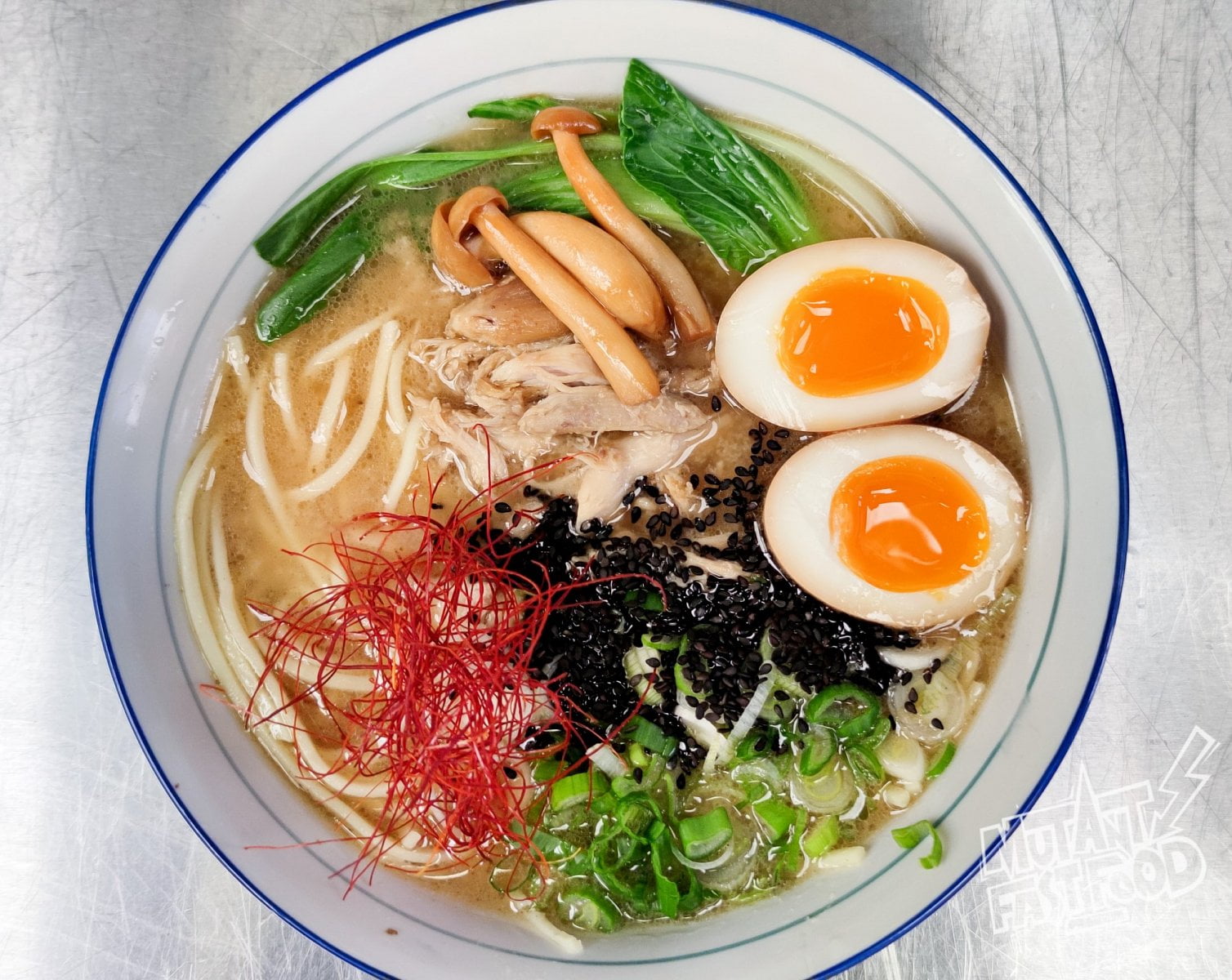 Mutant Fast Food - miso sezame chicken ramen
