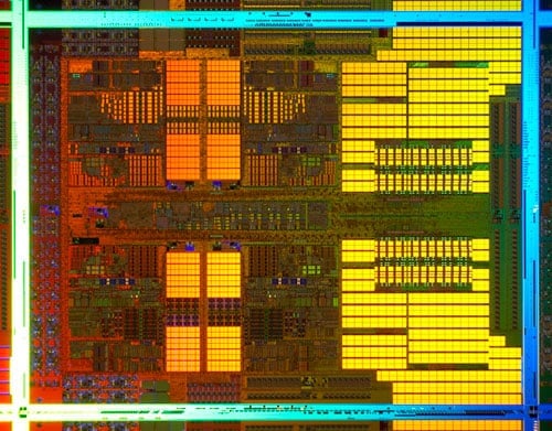 procesor Deneb vyráběný současnou 45nm technologií