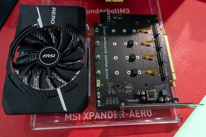 MSI M.2 Xpander Aero (Zdroj: Tweakers.net)