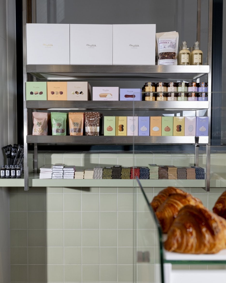 Cukrárna Myšák v Holešovické tržnici