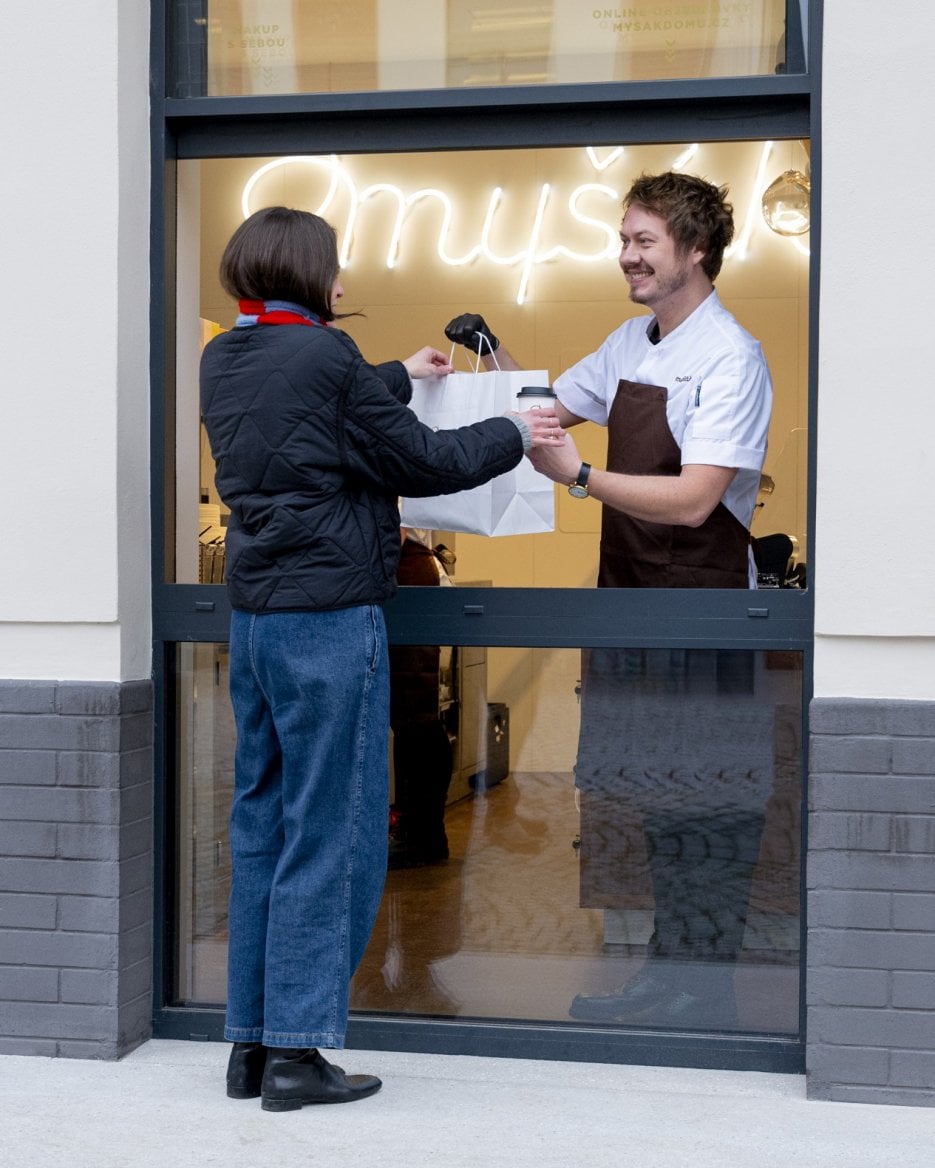 Cukrárna Myšák v Holešovické tržnici