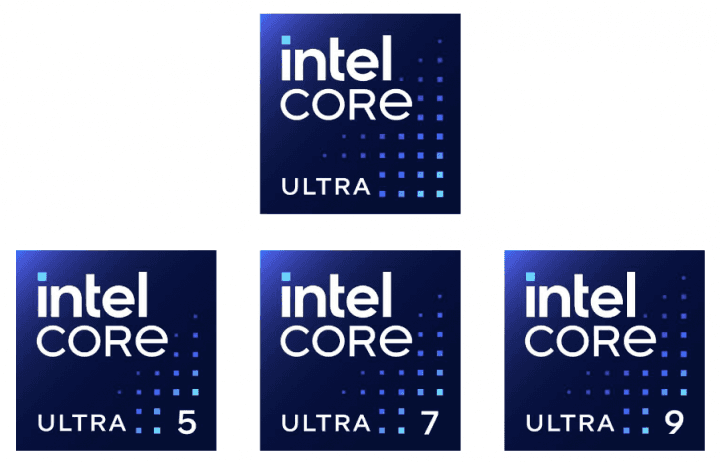 Nové značení a loga procesorů Intel Core Ultra