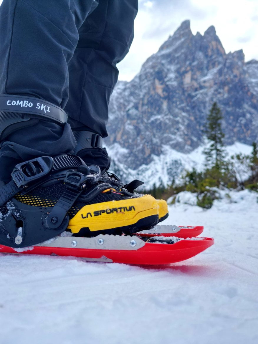 Představujeme Combo Ski: Mini lyže, sněžnice a nesmeky v jednom