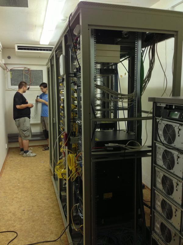 Serverovna Strahov průběh rekonstrukce