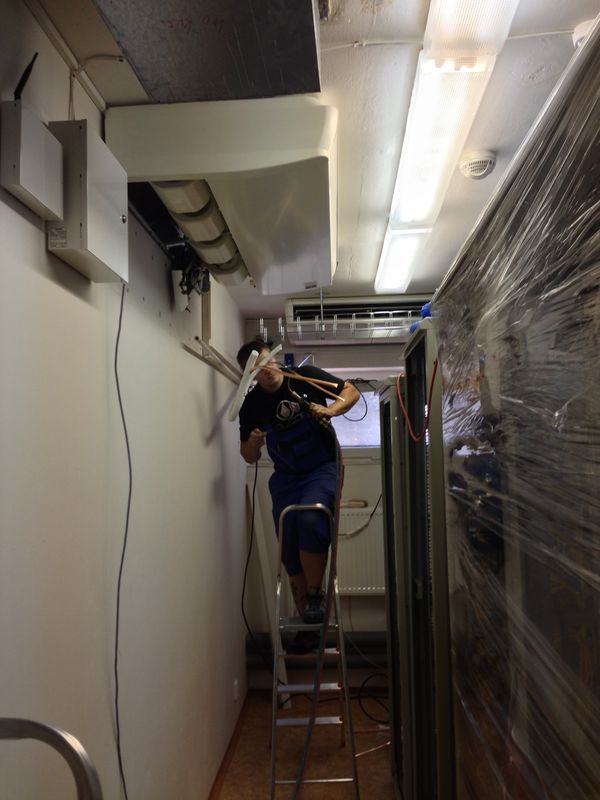 Serverovna Strahov průběh rekonstrukce