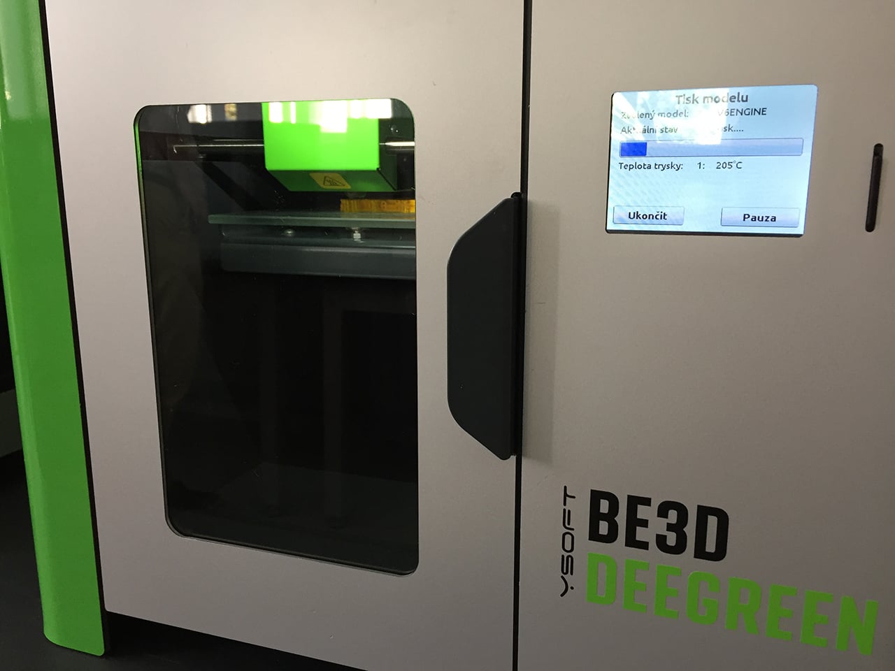 Učebna 3D tisku na Střední průmyslové škole na Proseku v Praze