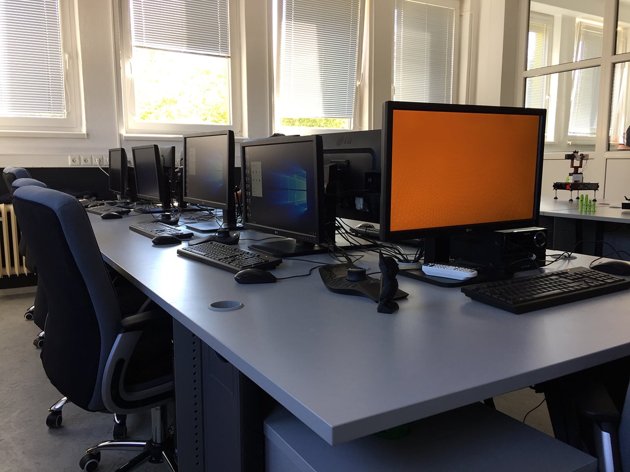 Učebna 3D tisku na Střední průmyslové škole na Proseku v Praze