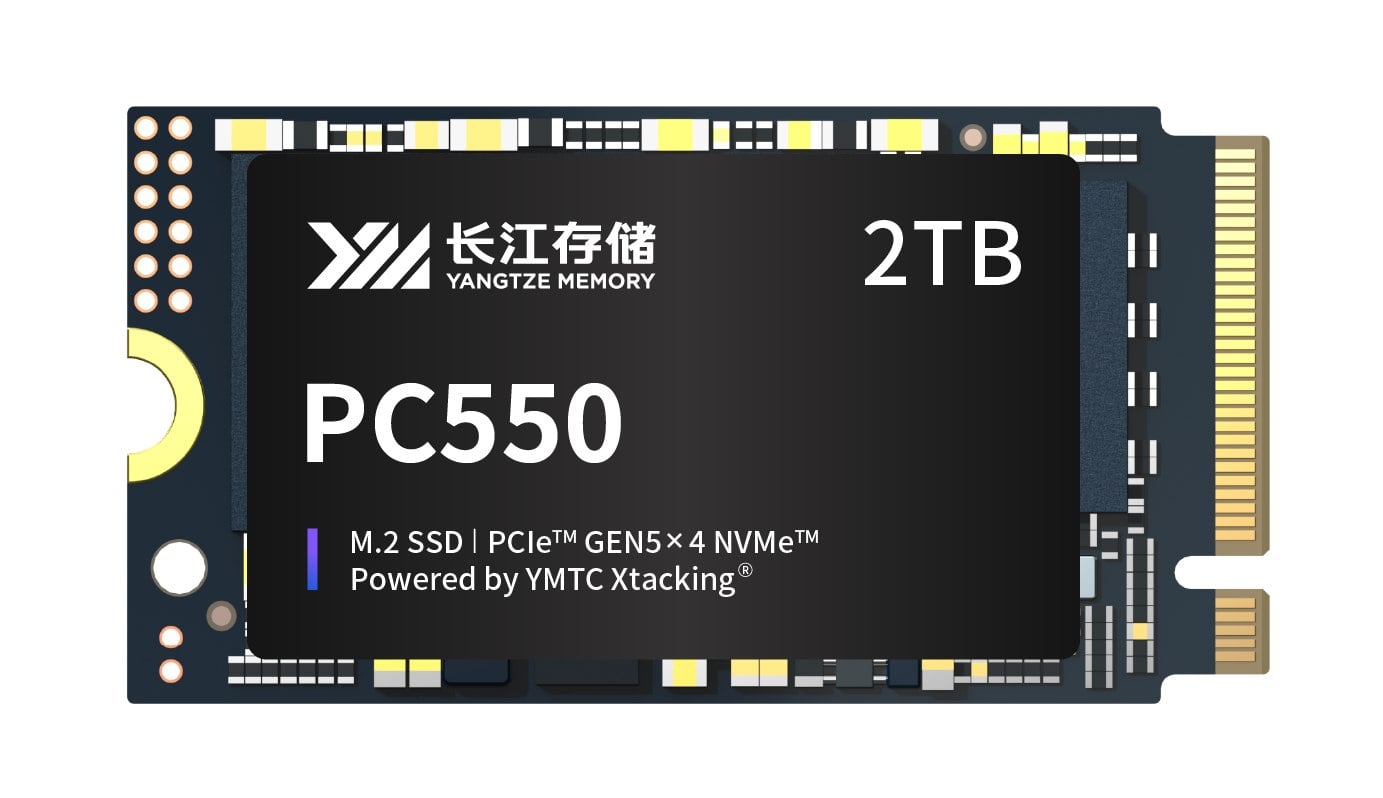YMTC PC550 - verze M.2 2242