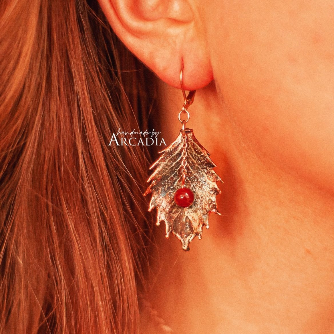 Náušnice cesmína od Arcadia Jewels