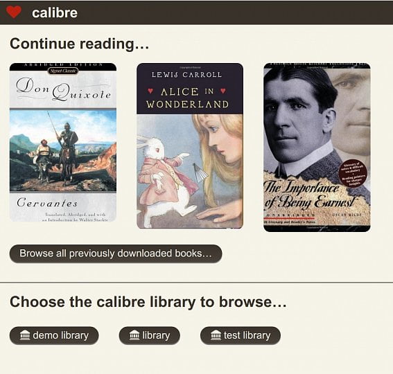 Domovská obrazovka, pokračujte ve čtení nebo vyberte jinou knihu.