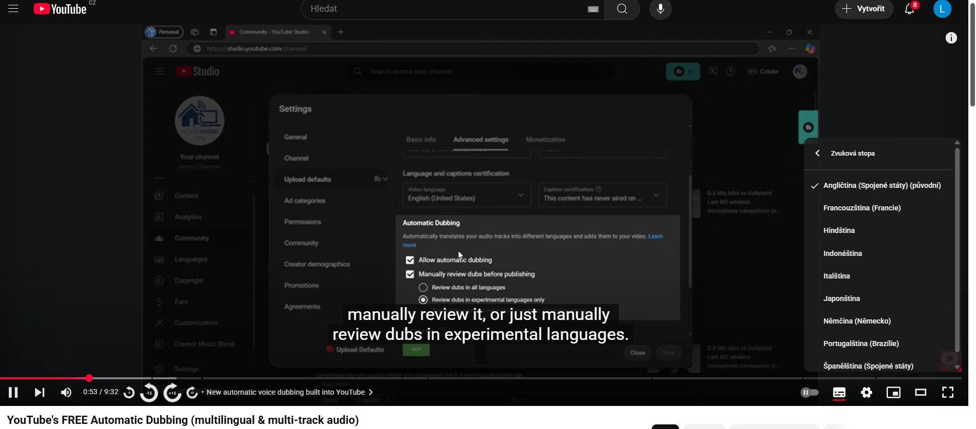 YouTube tipy a triky