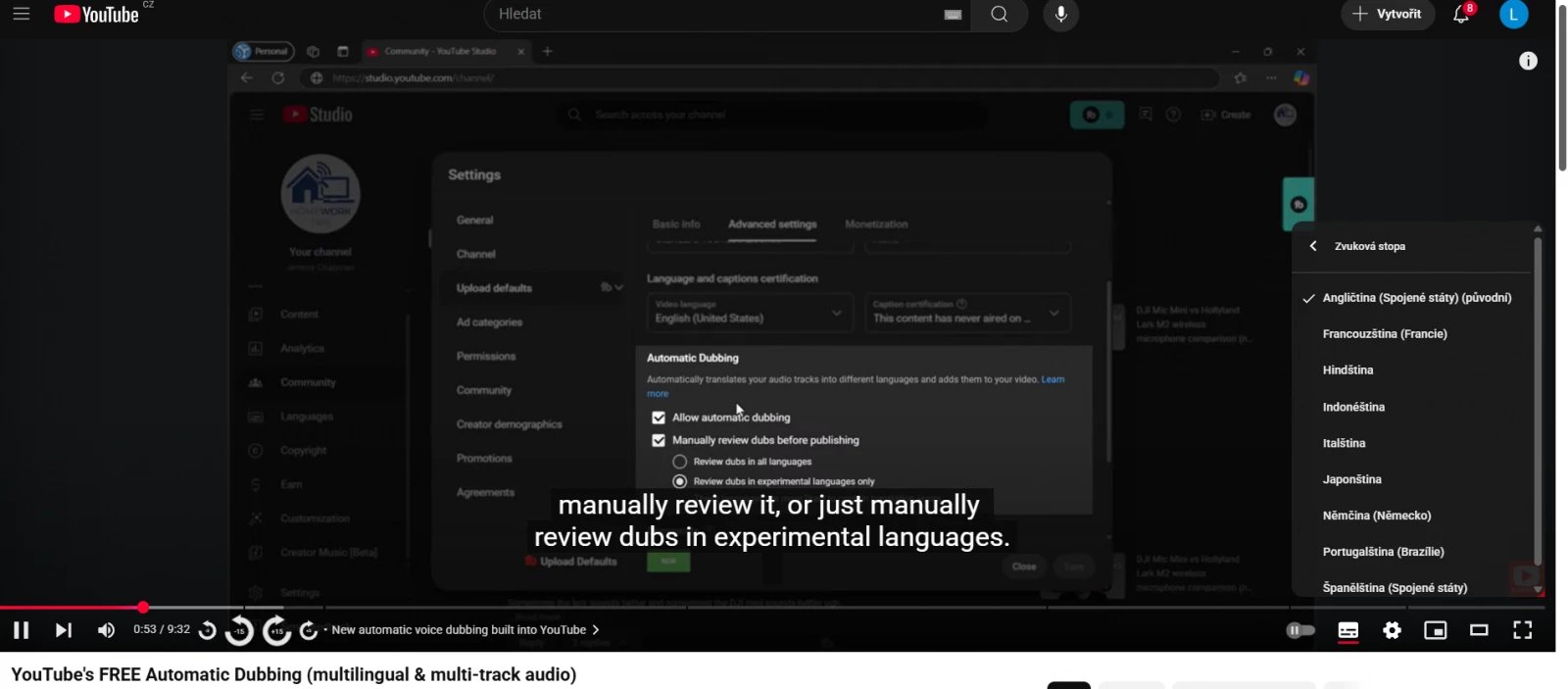 YouTube tipy a triky