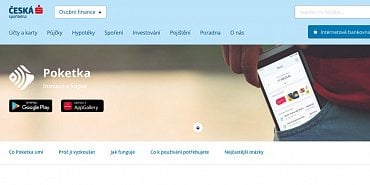Česká spořitelna do loňska nabízela virtuální kartu v rámci aplikace Poketka (11.11.2020).