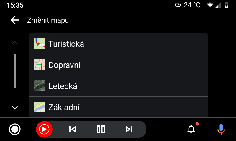 Navigace pro Android Auto