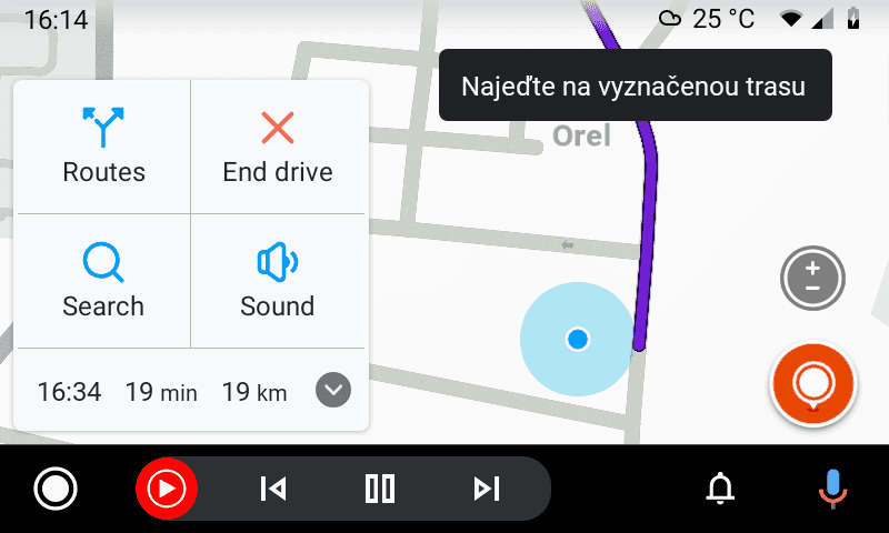 Navigace pro Android Auto