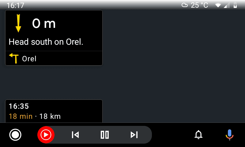 Navigace pro Android Auto
